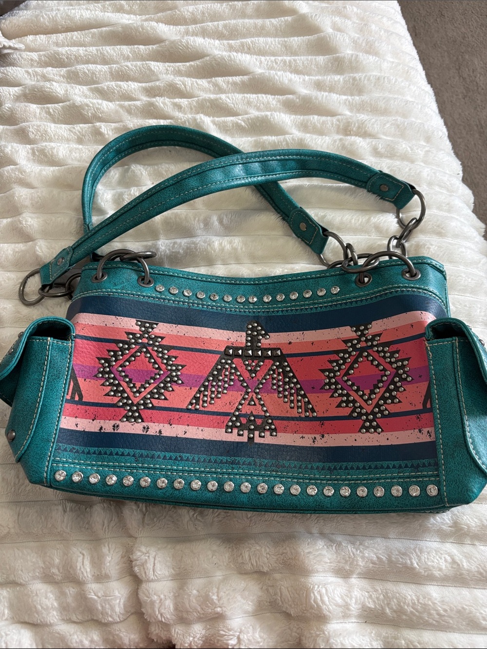 Montana West Concealed Carry Aztec Purse